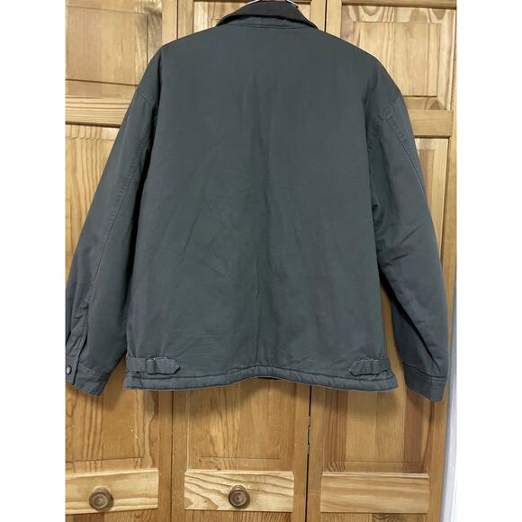 North Bay Leather Collar Jacket -‎ Men's Size M Olive - Picture 8 of 14